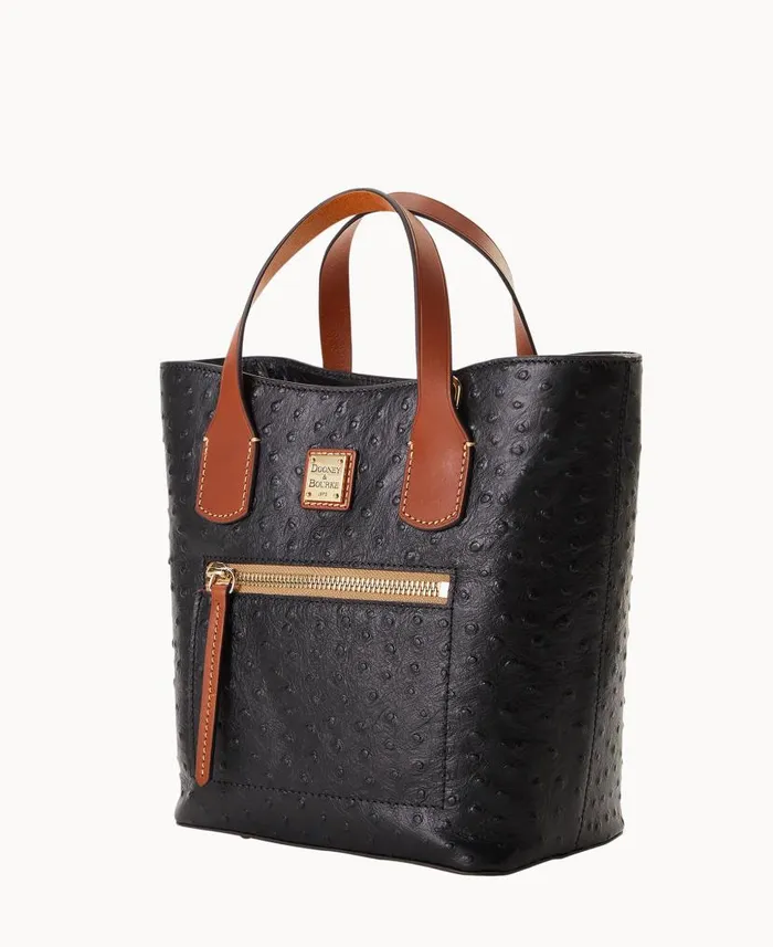 Ostrich Brinley Black Woman Dooney and Bourke Shoulder Bags Ostrich Brinley Black Woman Dooney and Bourke Shoulder Bags