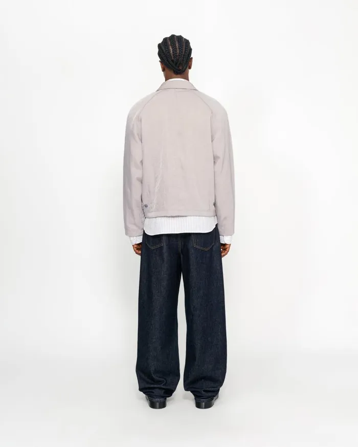 Outerwear MenWomen Stussy SS LINK NYLON CLUB JACKET Bone