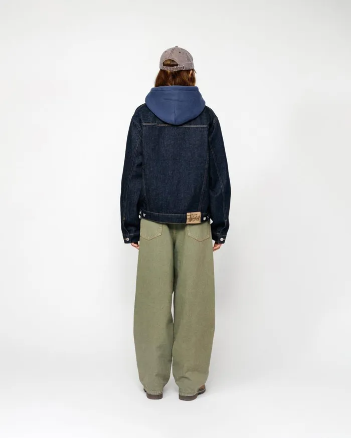 Outerwear MenWomen Stussy TRUCKER JACKET DENIM Rinsed Indigo