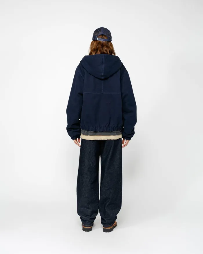 Outerwear MenWomen Stussy WORK JACKET INSULATED CANVAS Navy