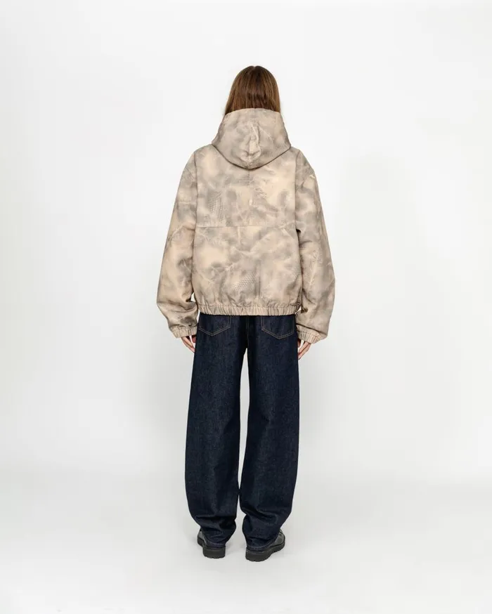 Outerwear MenWomen Stussy WORK JACKET STENPAT CAMO North Fork