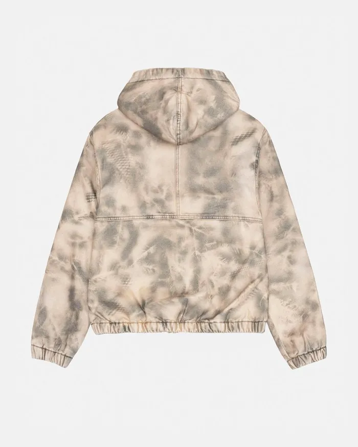 Outerwear MenWomen Stussy WORK JACKET STENPAT CAMO North Fork