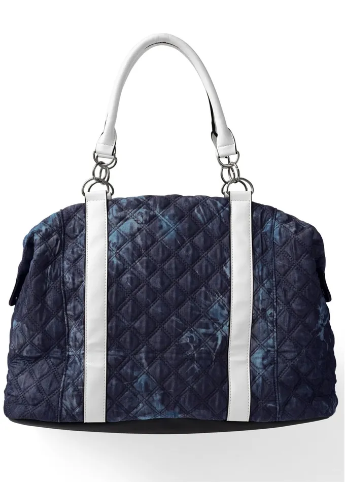 PAISLEY DENIM WEEKENDER BAG Blue Multi Women VENUS Handbags
