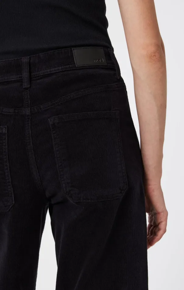 Paloma Marine Wide Leg In Black Cord Women Mavi Jeans Pants Paloma Marine Wide Leg In Black Cord Women Mavi Jeans Pants