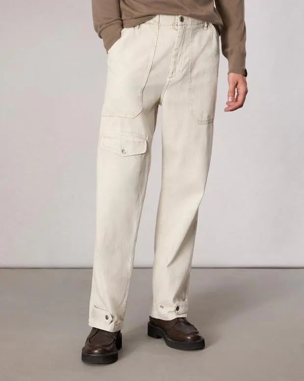 Pants Men Rag and Bone Samson Denim Cargo Pant Cloudcover