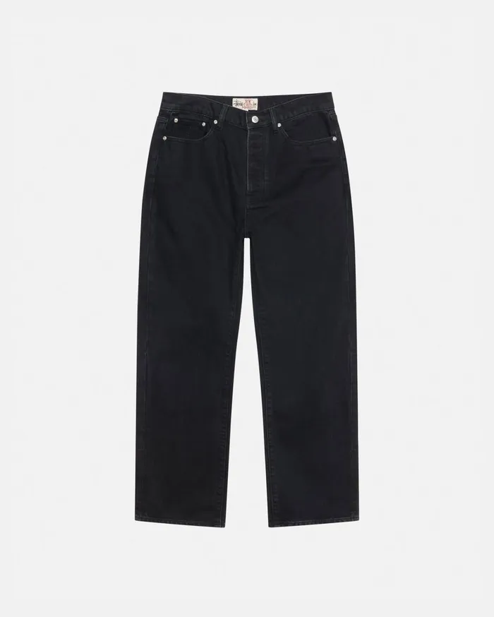 Pants MenWomen Stussy NEW CLASSIC JEAN DENIM Black Pants MenWomen Stussy NEW CLASSIC JEAN DENIM Black