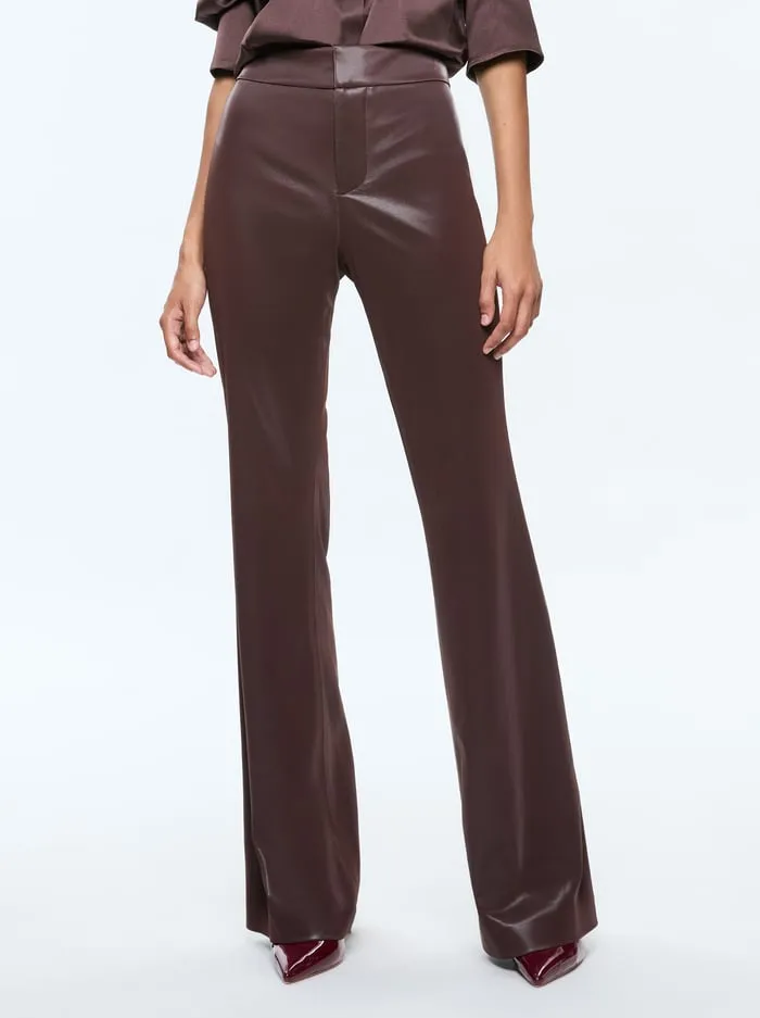 Pants Women Alice Olivia Andrew Vegan Pant Espresso