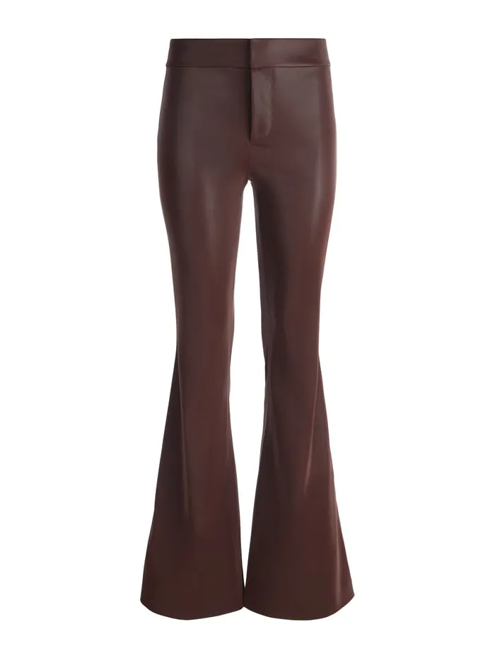 Pants Women Alice Olivia Andrew Vegan Pant Espresso