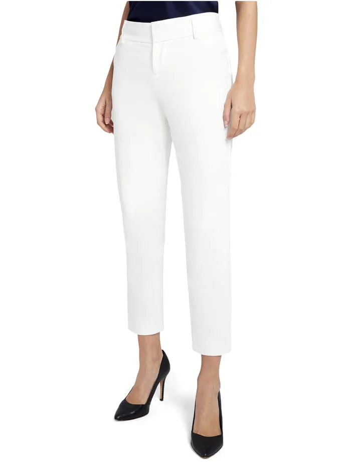 Pants Women Alice Olivia Stacey Slim Trouser White