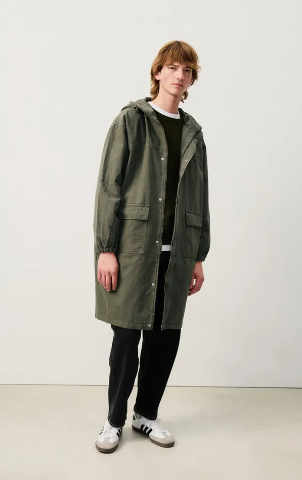 Parka Rygybay Thyme Men American Vintage Coats and Puffer Coats