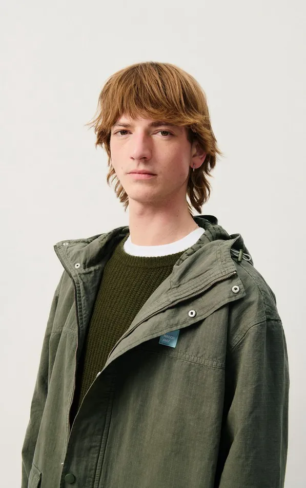 Parka Rygybay Thyme Men American Vintage Coats and Puffer Coats Parka Rygybay Thyme Men American Vintage Coats and Puffer Coats