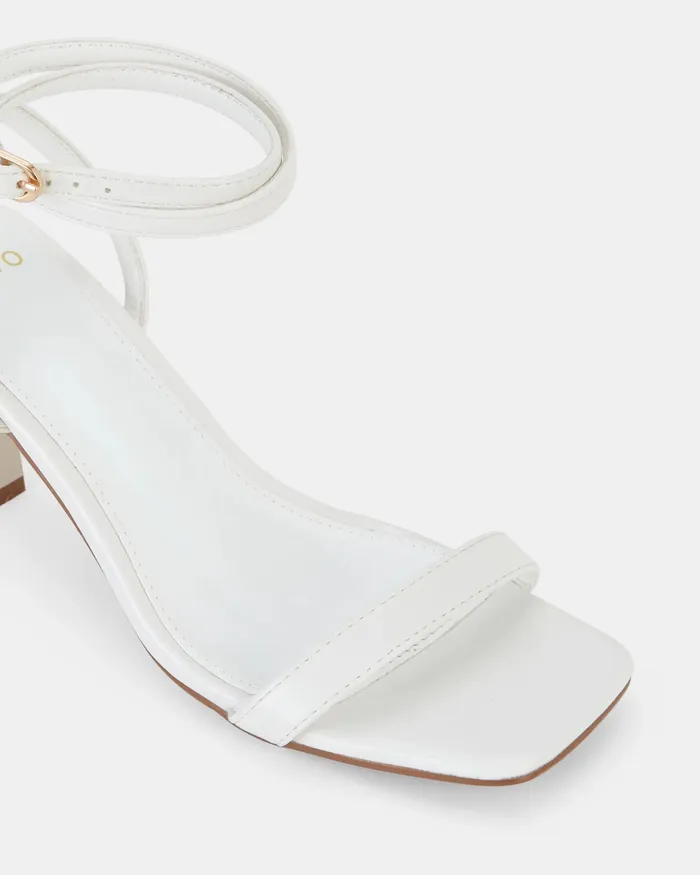 Party LAKER WHITE Open Toe Heels NOVO Shoes Women
