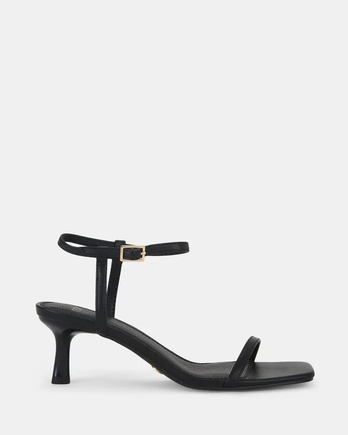Party UNDERCOVER BLACK Heeled Sandals NOVO Shoes Women