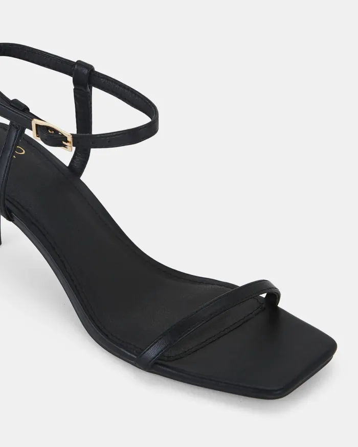 Party UNDERCOVER BLACK Heeled Sandals NOVO Shoes Women