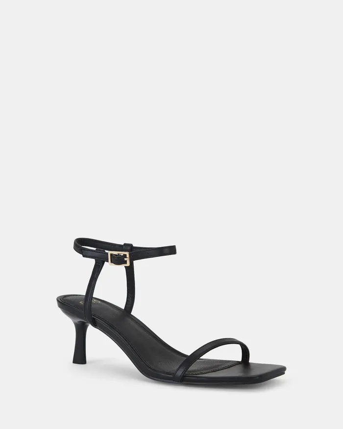 Party UNDERCOVER BLACK Heeled Sandals NOVO Shoes Women