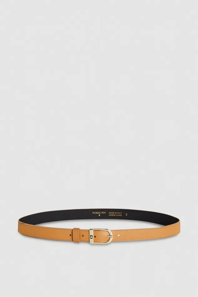Patrizia Pepe Belts LowWaist Leather Belt Brown 8211 Women