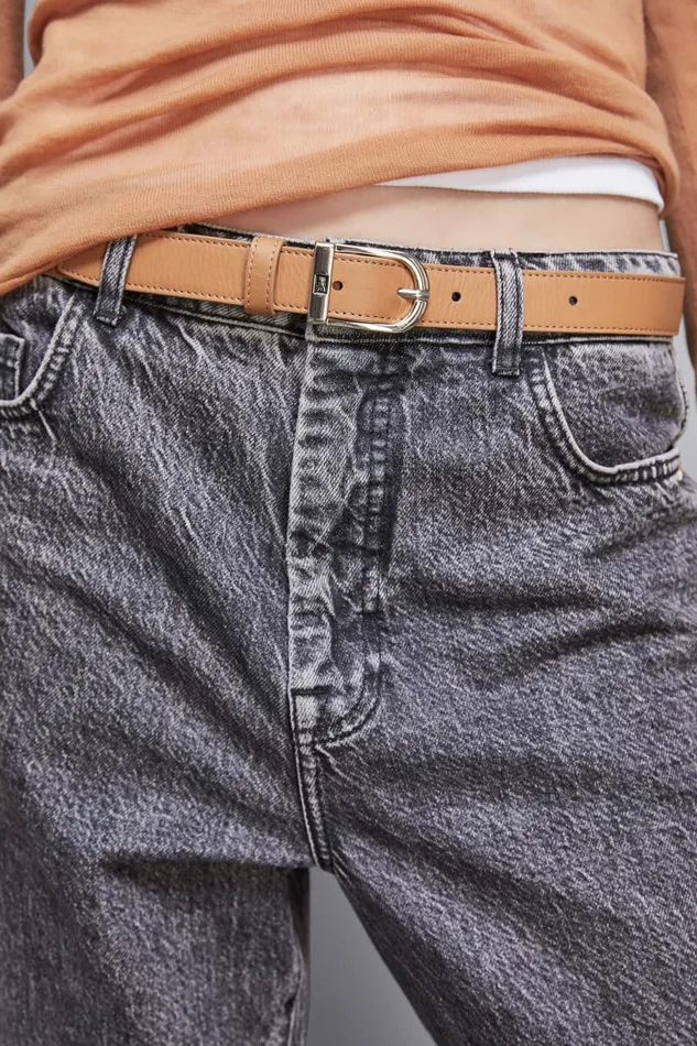 Patrizia Pepe Belts LowWaist Leather Belt Brown 8211 Women