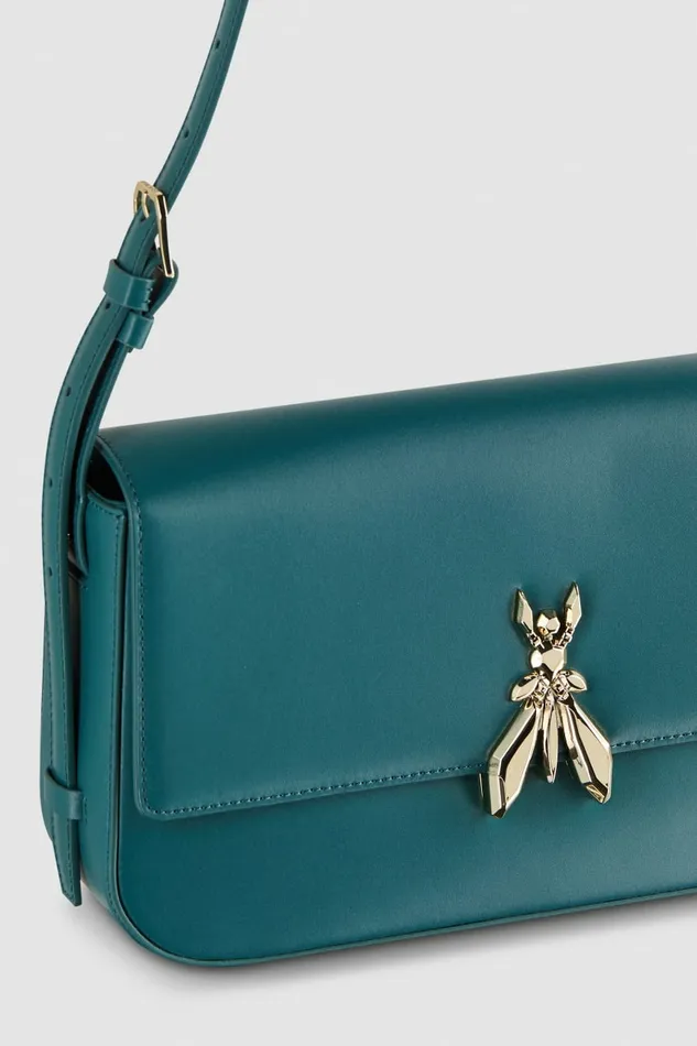 Patrizia Pepe Crossbodys Leather Bag With Shoulder Strap Green 8211 Women