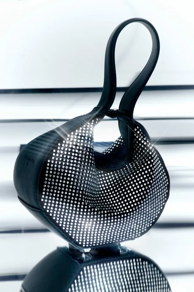 Patrizia Pepe Handbags Rhinestone Bangle Bag Black 8211 Women