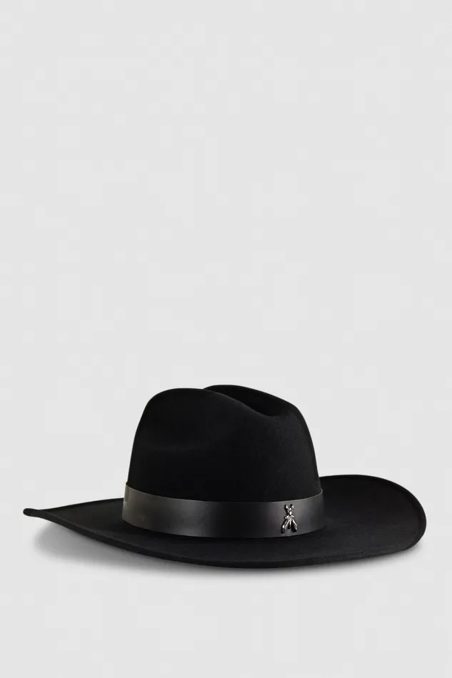 Patrizia Pepe Hats And Gloves Cowboy Hat Black 8211 Women