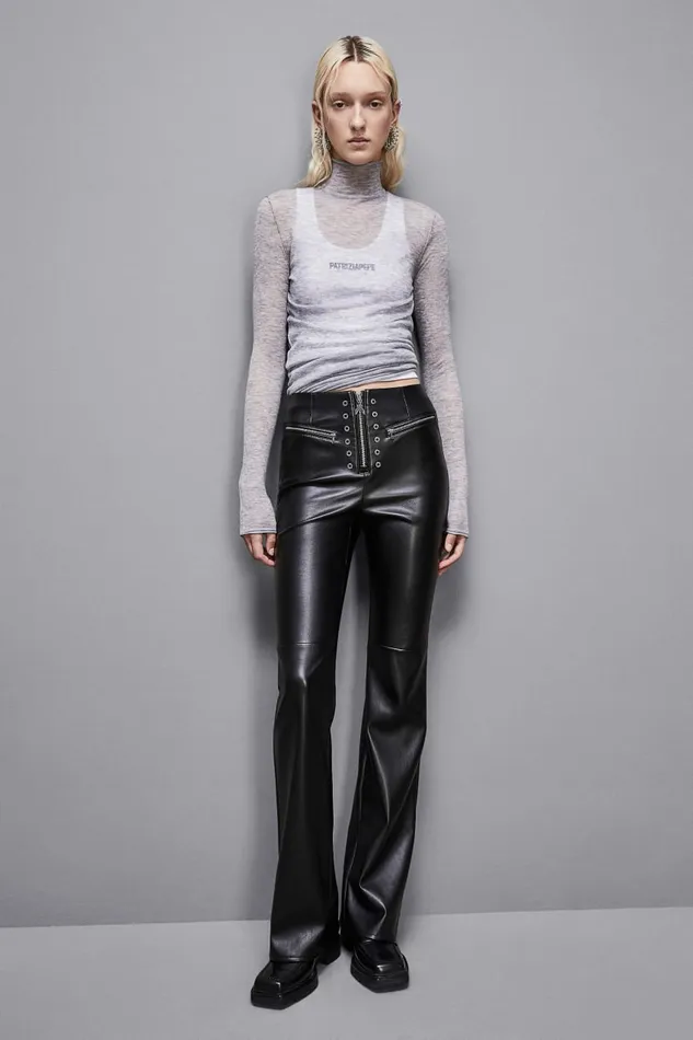 Patrizia Pepe Knitwear Wool Turtleneck Sweater Grey 8211 Women