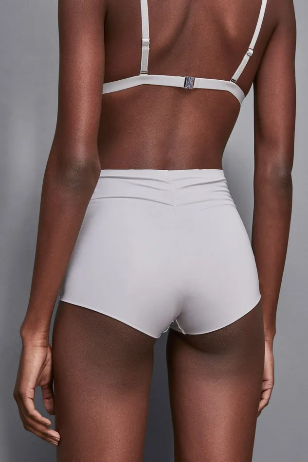 Patrizia Pepe Lingerie And Beachwear HighWaisted Briefs Grey 8211 Women