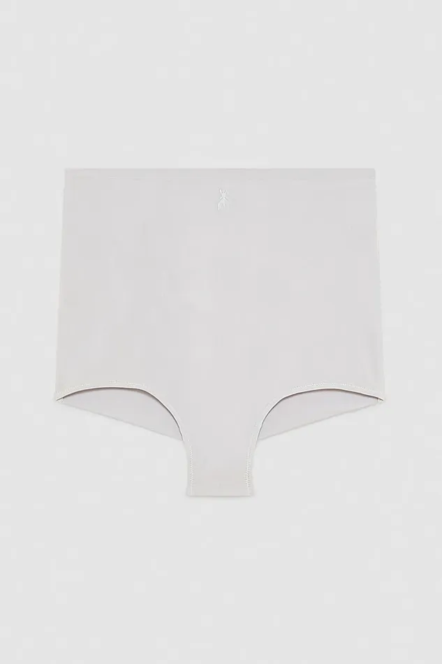 Patrizia Pepe Lingerie And Beachwear HighWaisted Briefs Grey 8211 Women