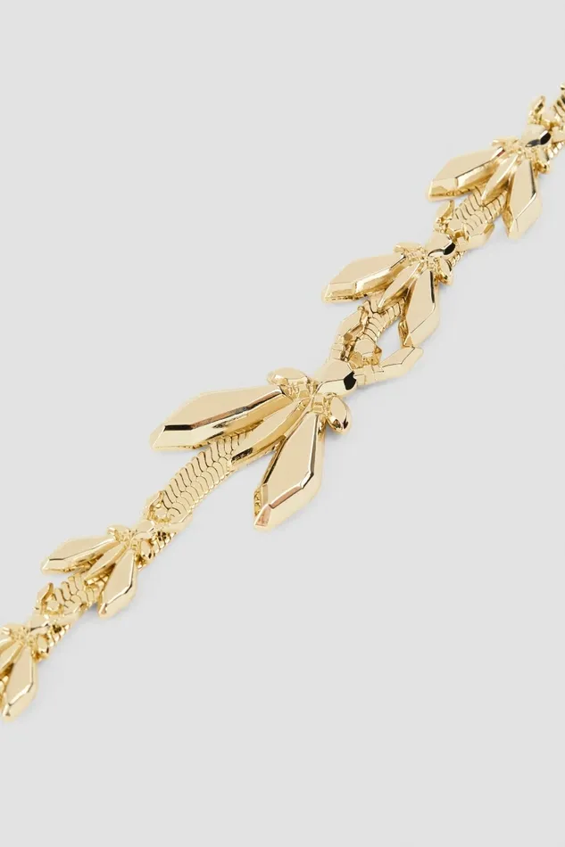 Patrizia Pepe Necklaces GoldColored Flat Necklace Gold 8211 Women