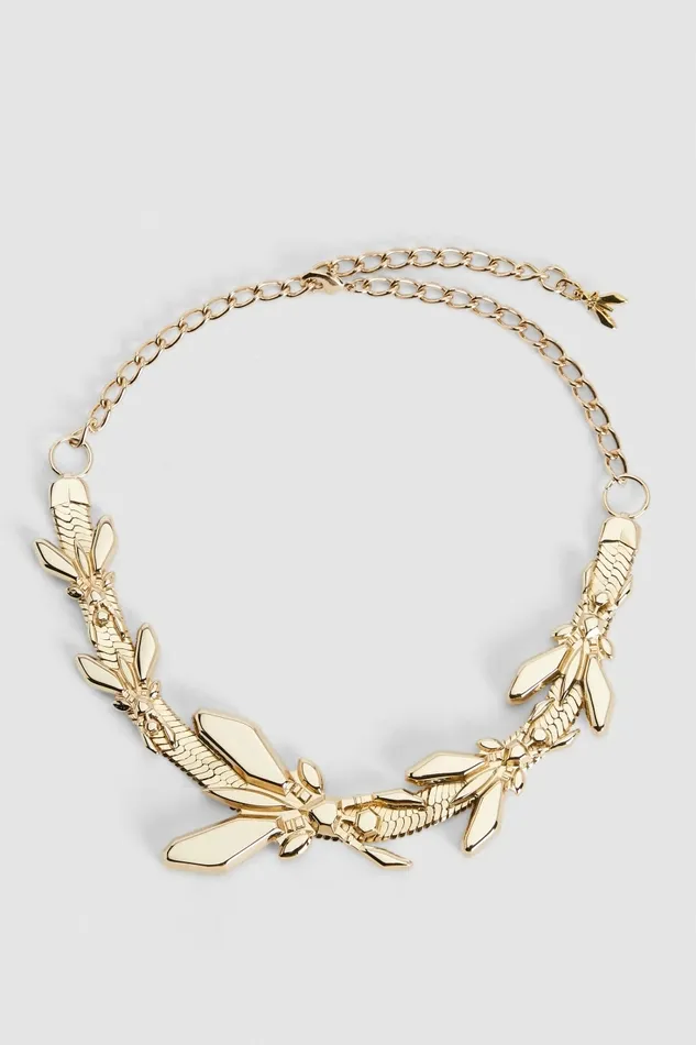 Patrizia Pepe Necklaces GoldColored Flat Necklace Gold 8211 Women