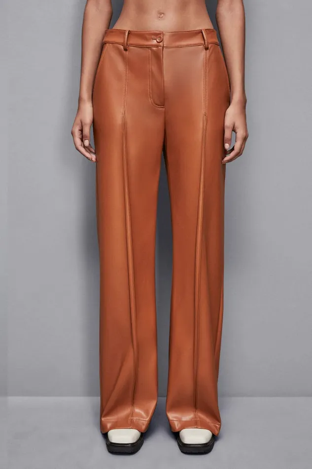 Patrizia Pepe Pants and Jeans LowWaisted Pants Brown 8211 Women