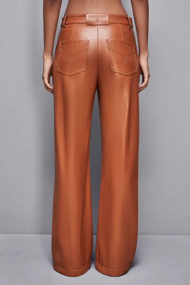 Patrizia Pepe Pants and Jeans LowWaisted Pants Brown 8211 Women