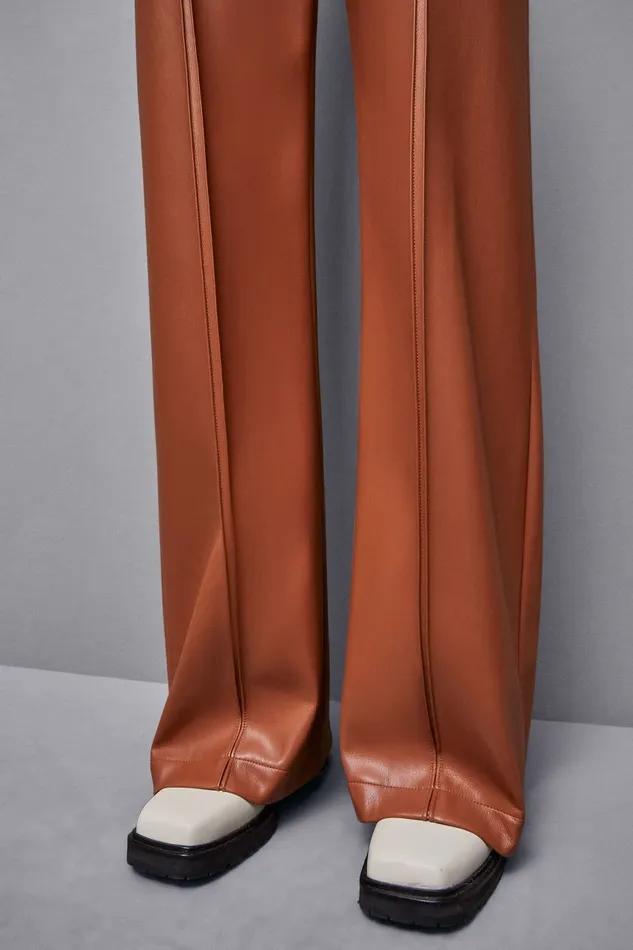 Patrizia Pepe Pants and Jeans LowWaisted Pants Brown 8211 Women