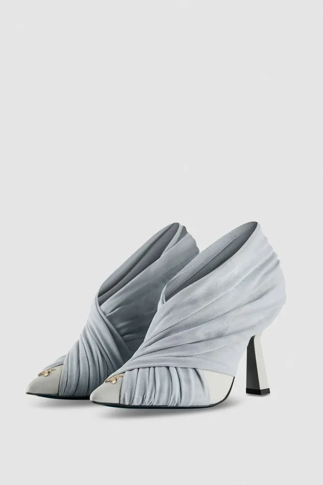 Patrizia Pepe Pumps Pumps With Draping Grey 8211 Women