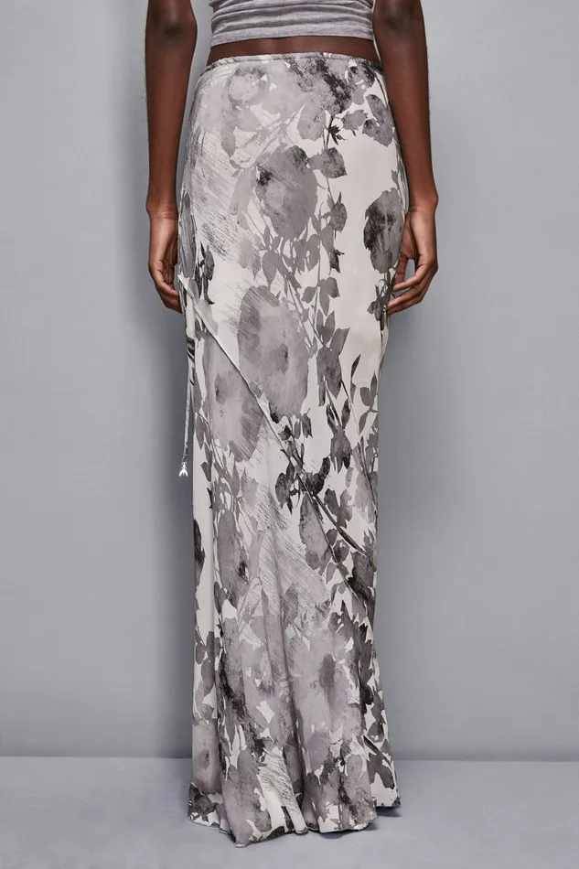 Patrizia Pepe Skirts Floral Print Long Skirt Ff31 8211 Women