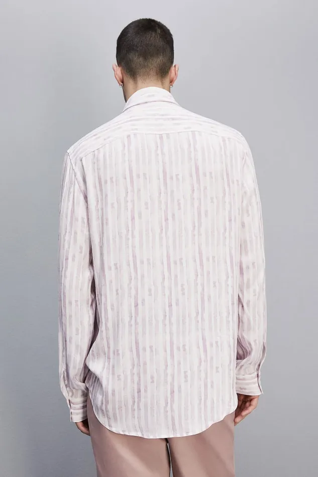 Patrizia Pepe Tops and Shirts Soft Twill Viscose Shirt Blue 8211 Men