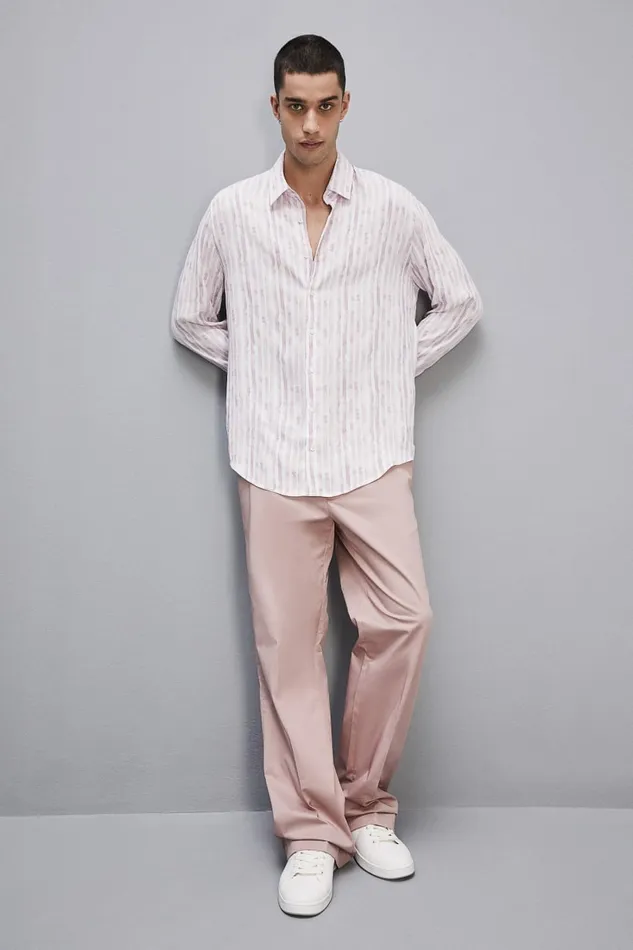 Patrizia Pepe Tops and Shirts Soft Twill Viscose Shirt Blue 8211 Men