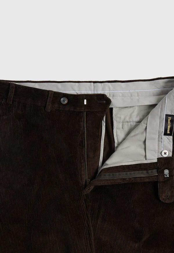 Paulstuart Pants Mens Cotton Corduroy Newton Pant Dark Brown Paulstuart Pants Mens Cotton Corduroy Newton Pant Dark Brown