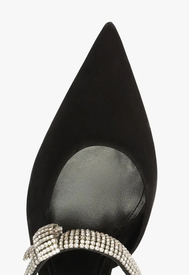 Pearl Curve Mule Pump Black Women Schutz Shoes