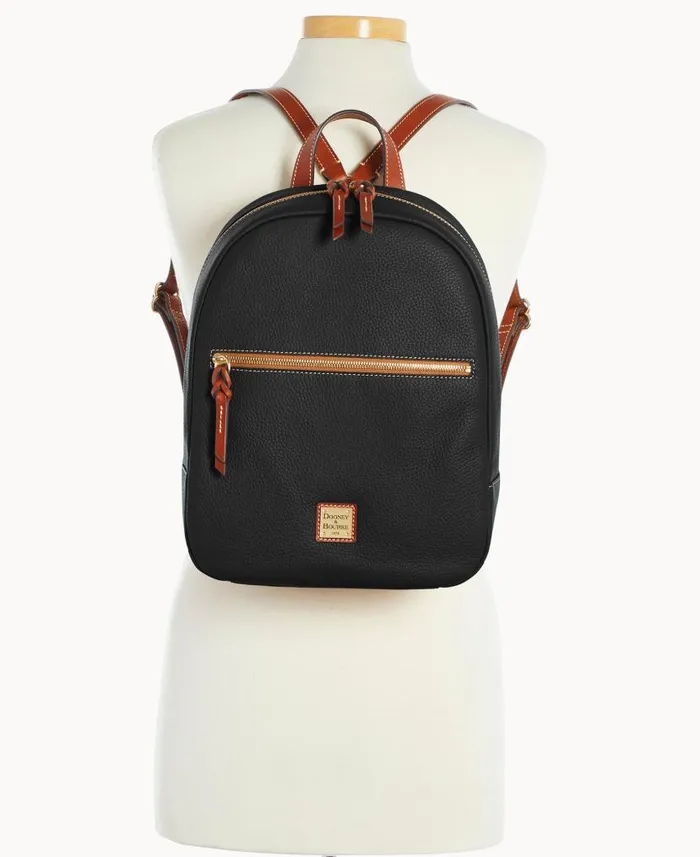 Pebble Grain Ronnie Backpack Black Woman Dooney and Bourke Backpacks Pebble Grain Ronnie Backpack Black Woman Dooney and Bourke Backpacks
