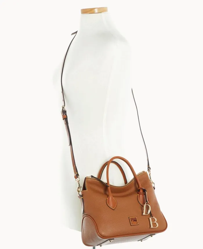 Pebble Grain Satchel Caramel Woman Dooney and Bourke Satchels Pebble Grain Satchel Caramel Woman Dooney and Bourke Satchels