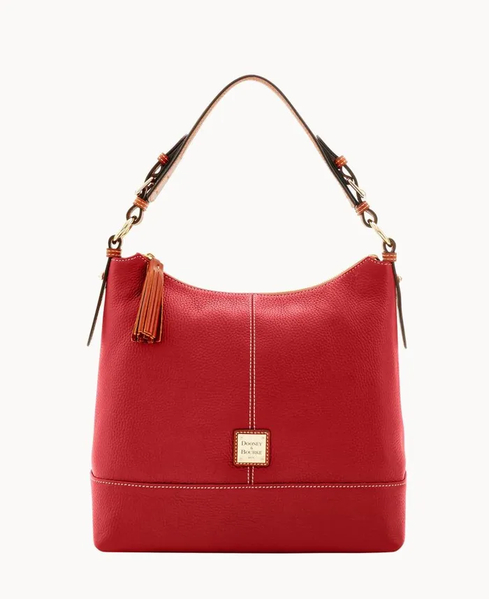 Pebble Grain Sophie Red Woman Dooney and Bourke Shoulder Bags