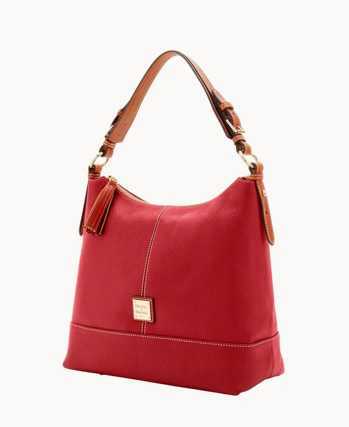 Pebble Grain Sophie Red Woman Dooney and Bourke Shoulder Bags Pebble Grain Sophie Red Woman Dooney and Bourke Shoulder Bags