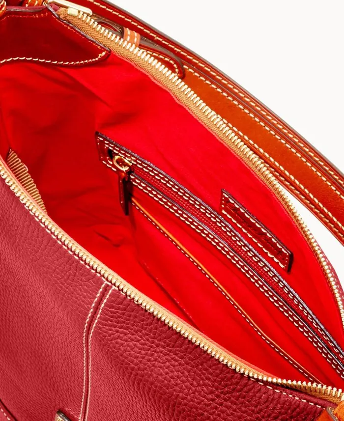 Pebble Grain Sophie Red Woman Dooney and Bourke Shoulder Bags Pebble Grain Sophie Red Woman Dooney and Bourke Shoulder Bags