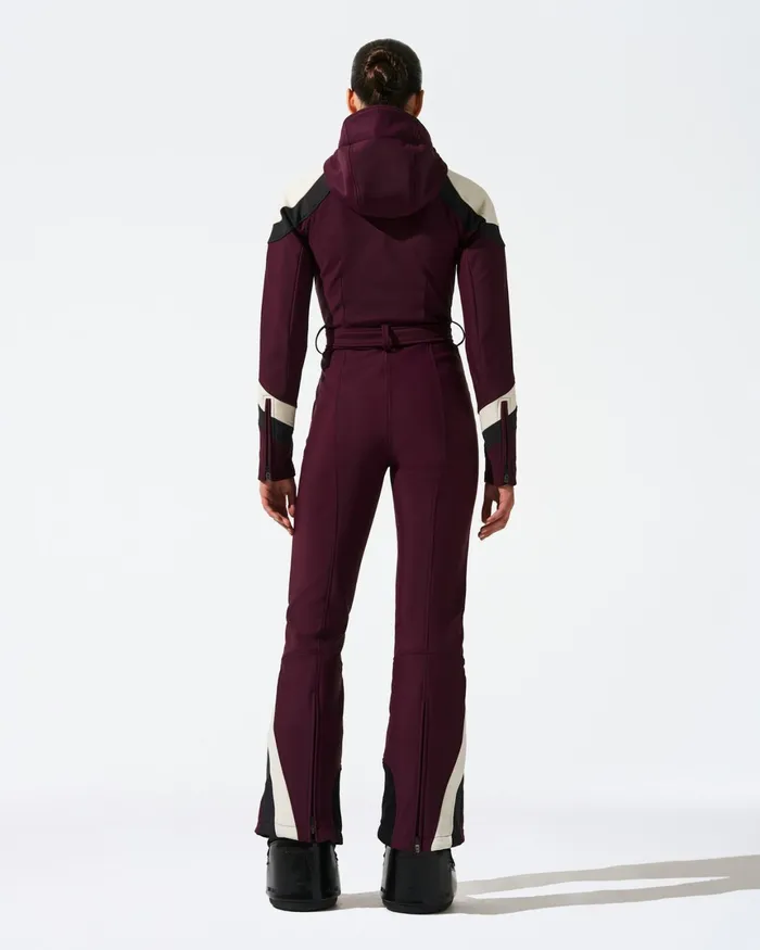 Perfect Moment Allos Ski Suit Burgundy Women Ski Suits