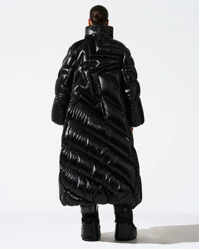 Perfect Moment Ariel Maxi Coat Black Women Jackets