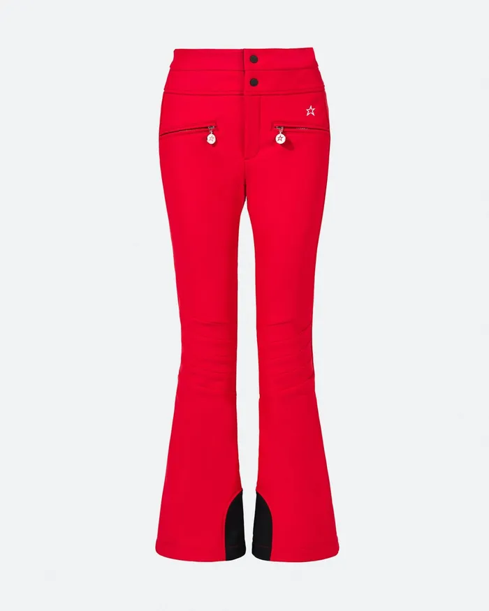 Perfect Moment HighWaist Aurora Flare Ski Pant Red Women Pants