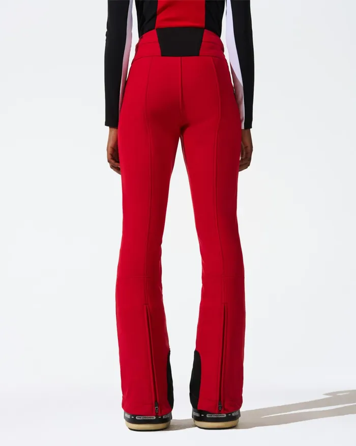 Perfect Moment HighWaist Aurora Flare Ski Pant Red Women Pants