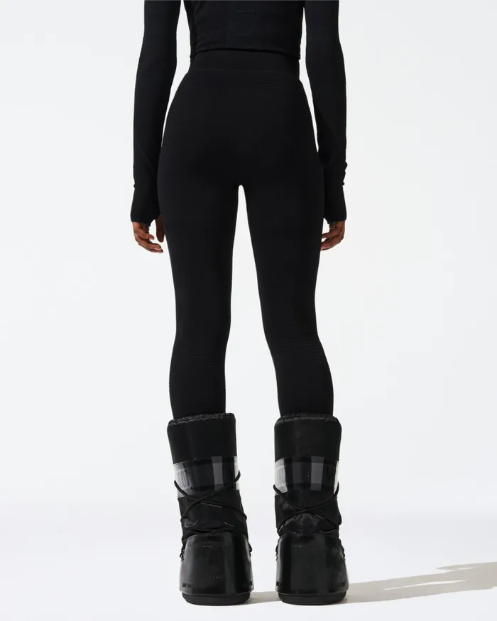 Perfect Moment Seamless Legging Black Women Base Layers