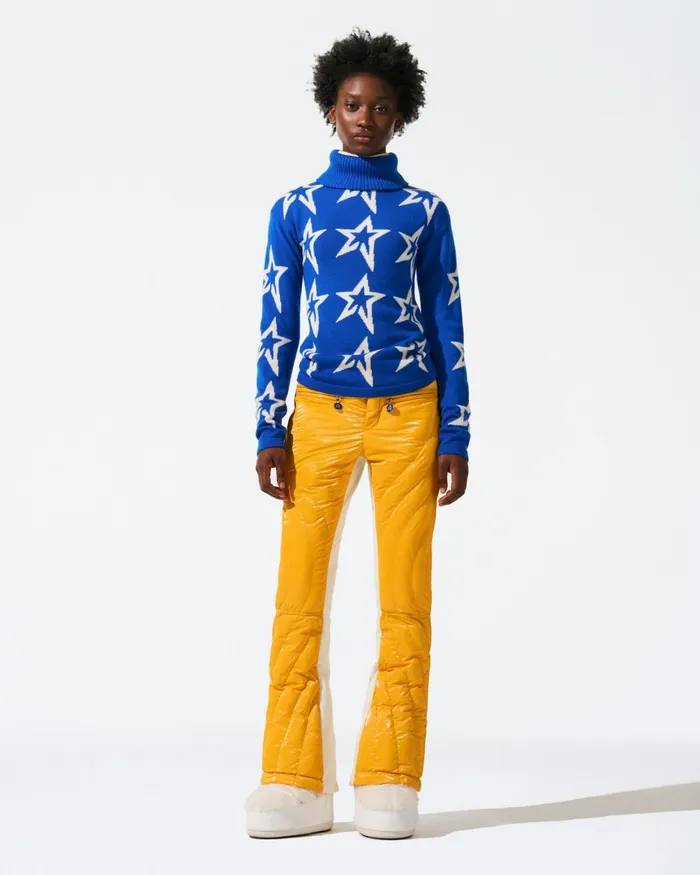 Perfect Moment Star Dust Merino Wool Sweater True Indigo Women Tops