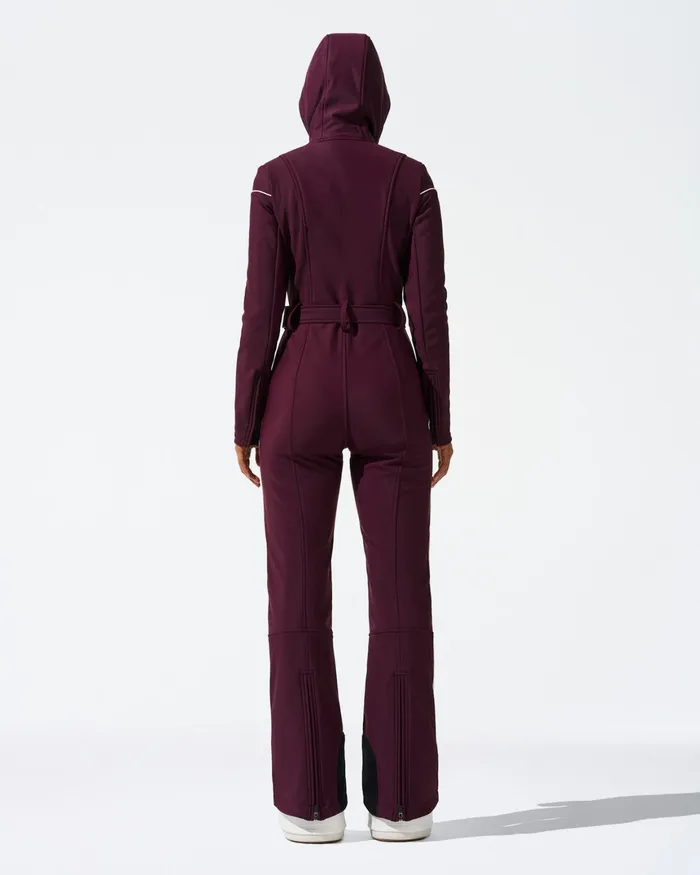 Perfect Moment Star Ski Suit Burgundy Women Ski Suits